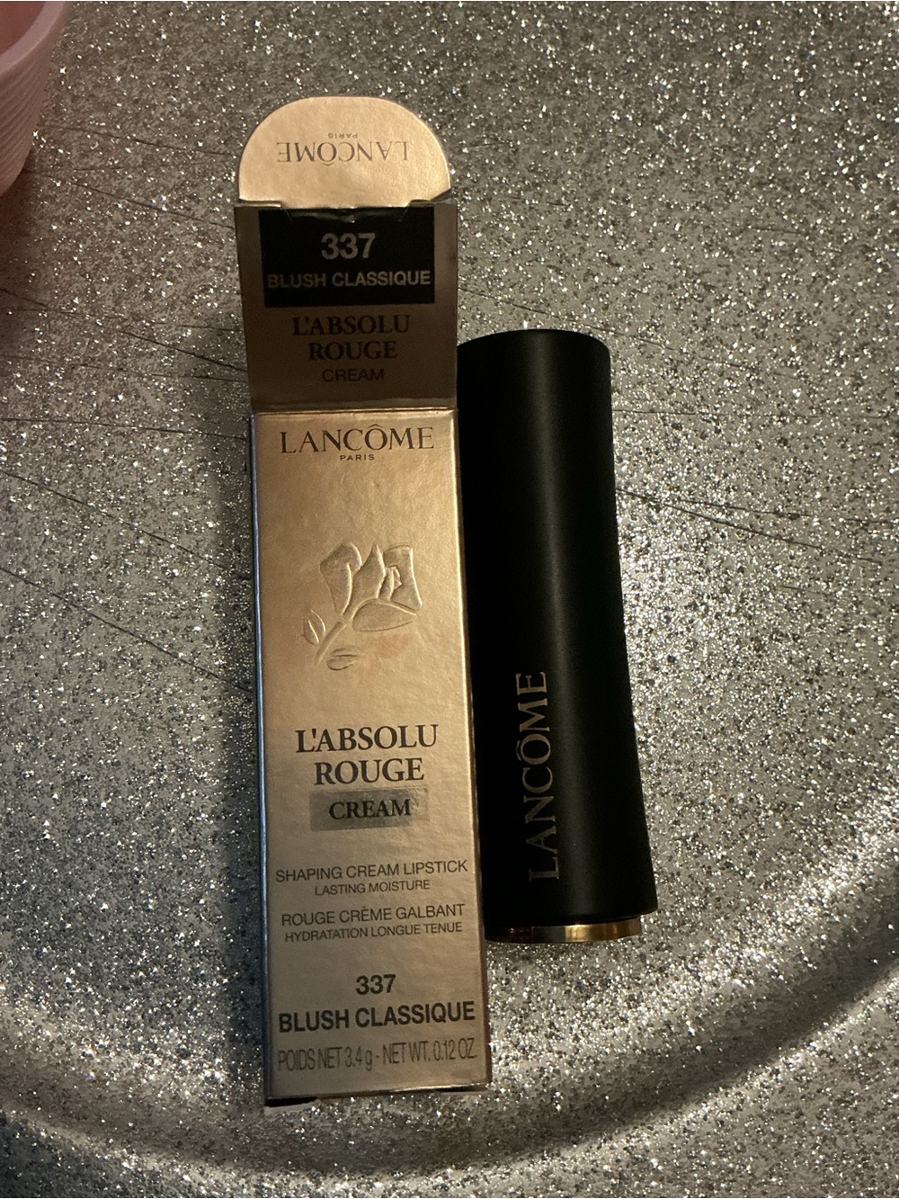 L'Absolu Rouge Cream Lipstick - 337 Blush Classique (Pink)
